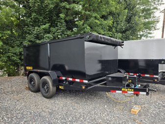 New 7 x 12 Big Tex NOMAD 14LX 48  High Side Low Pro Dump Trailer, 14k GVWR ***Scissor Hoist w/Power Up, Power Down & Gravity Down