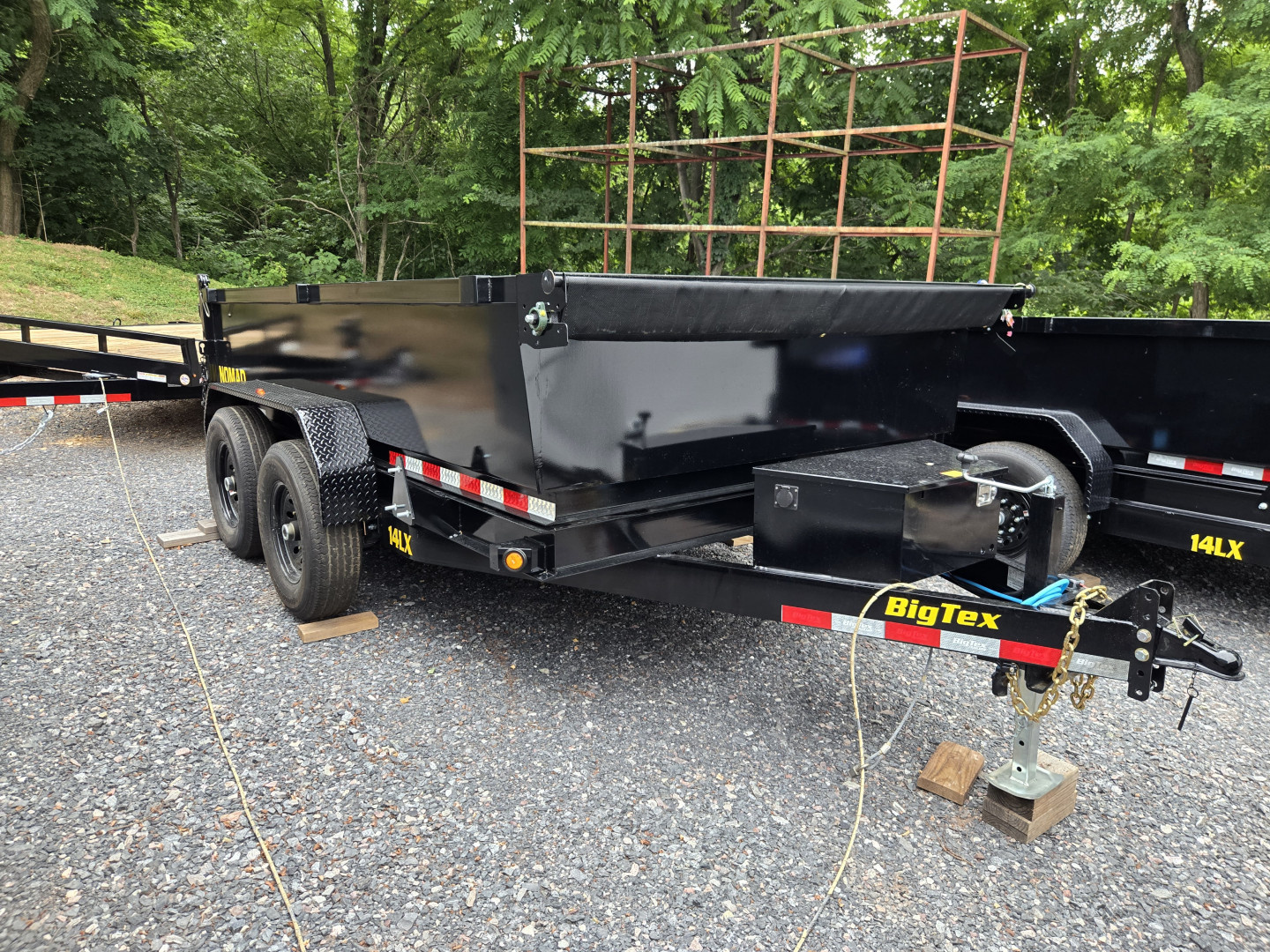 New 7 x 12 Big Tex NOMAD 14LX Low Pro Dump Trailer, 14k GVWR ***Scissor Hoist Lift w/Power Up, Power Down & Gravity Down