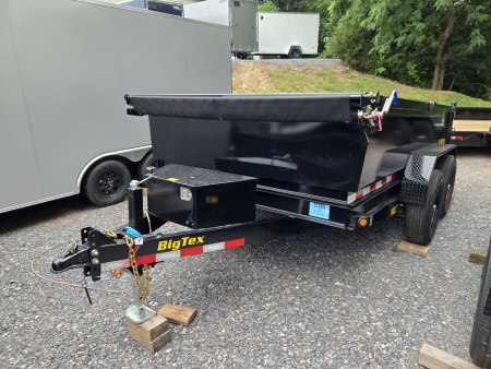 New 7 x 12 Big Tex NOMAD 14LX Low Pro Dump Trailer, 14k GVWR ***Scissor Hoist Lift w/Power Up, Power Down & Gravity Down