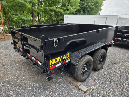 New 7 x 12 Big Tex NOMAD 14LX Low Pro Dump Trailer, 14k GVWR ***Scissor Hoist Lift w/Power Up, Power Down & Gravity Down