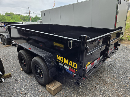 New 7 x 12 Big Tex NOMAD 14LX Low Pro Dump Trailer, 14k GVWR ***Scissor Hoist Lift w/Power Up, Power Down & Gravity Down