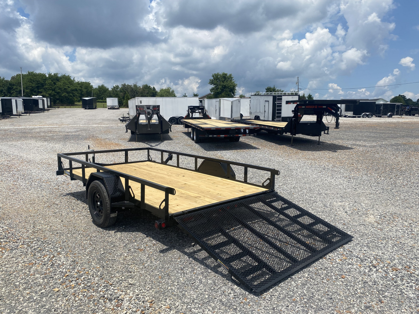 New 2026 LOAD TRAIL 77"x12' 3k Utility Trailer