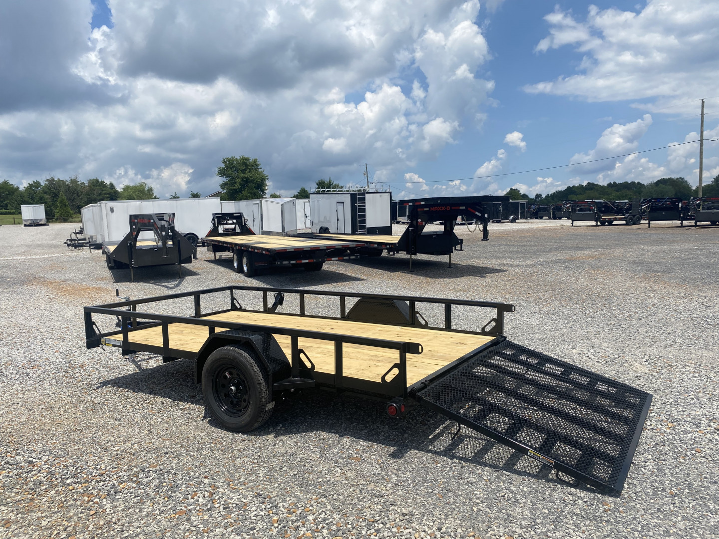 New 2026 LOAD TRAIL 77"x12' 3k Utility Trailer
