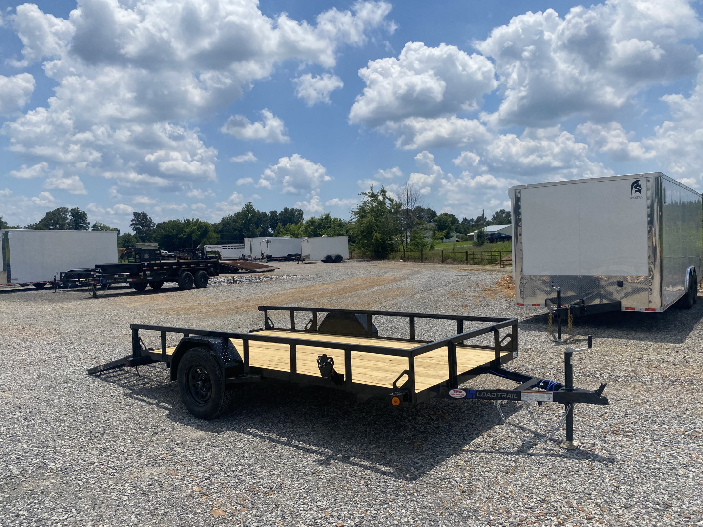 New 2026 LOAD TRAIL 77"x12' 3k Utility Trailer