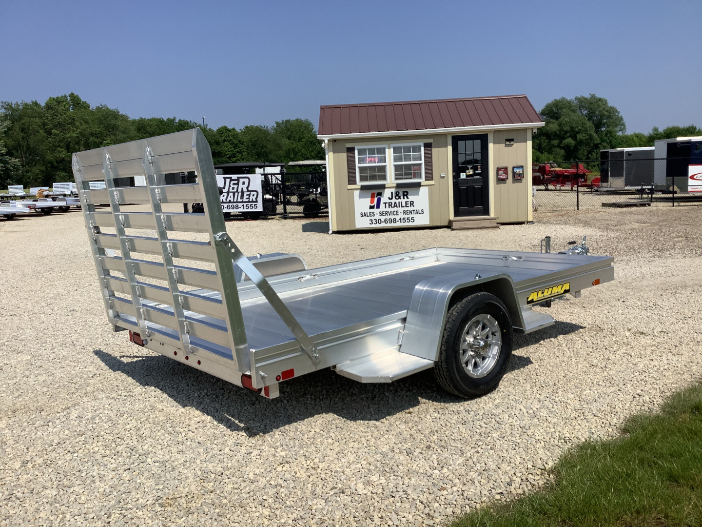 New 2026 Aluma 6810S-TG Utility Trailer
