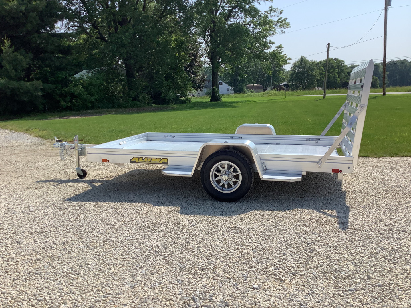 New 2026 Aluma 6810S-TG Utility Trailer