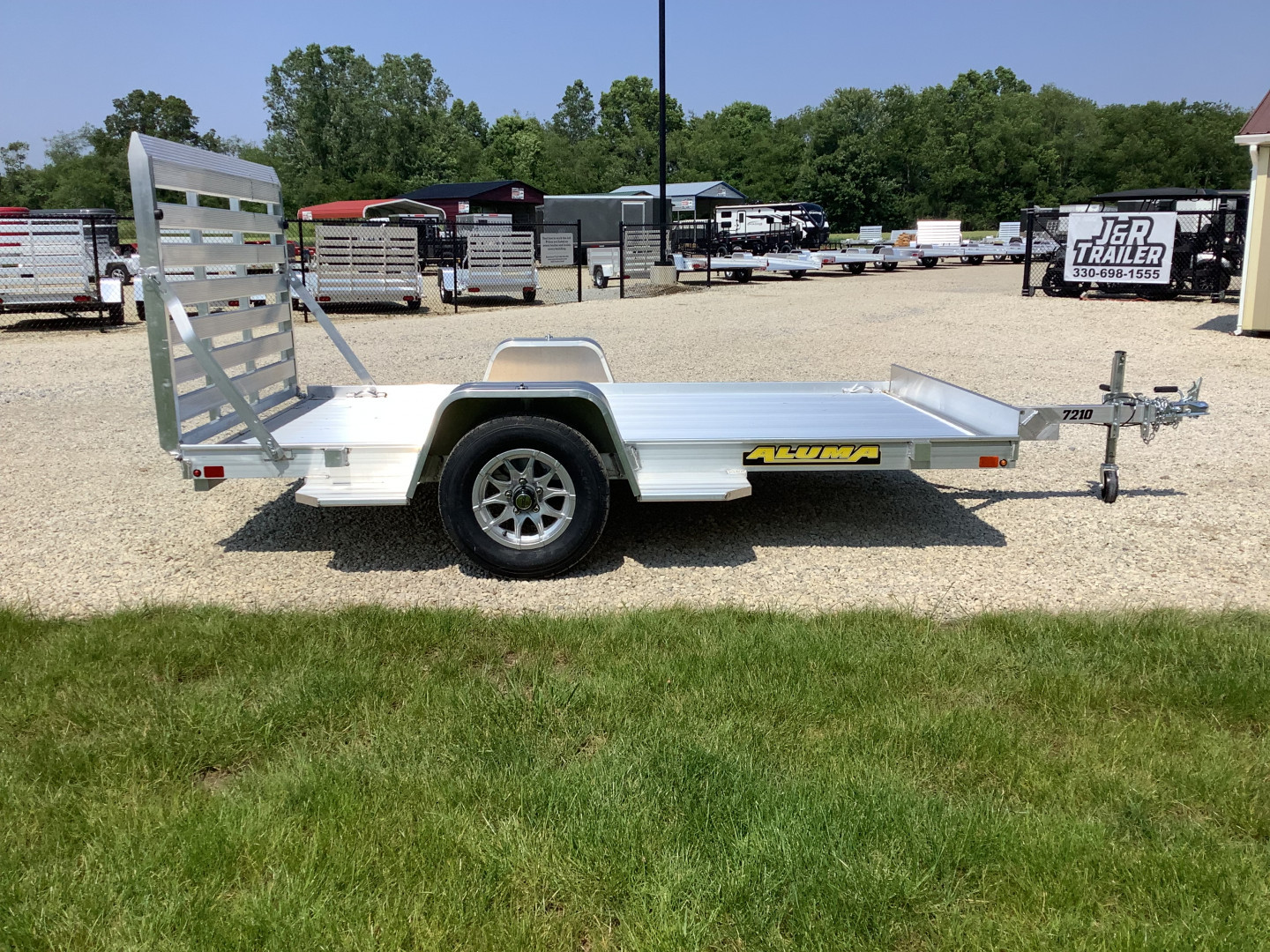 New 2026 Aluma 7210S-TG Utility Trailer