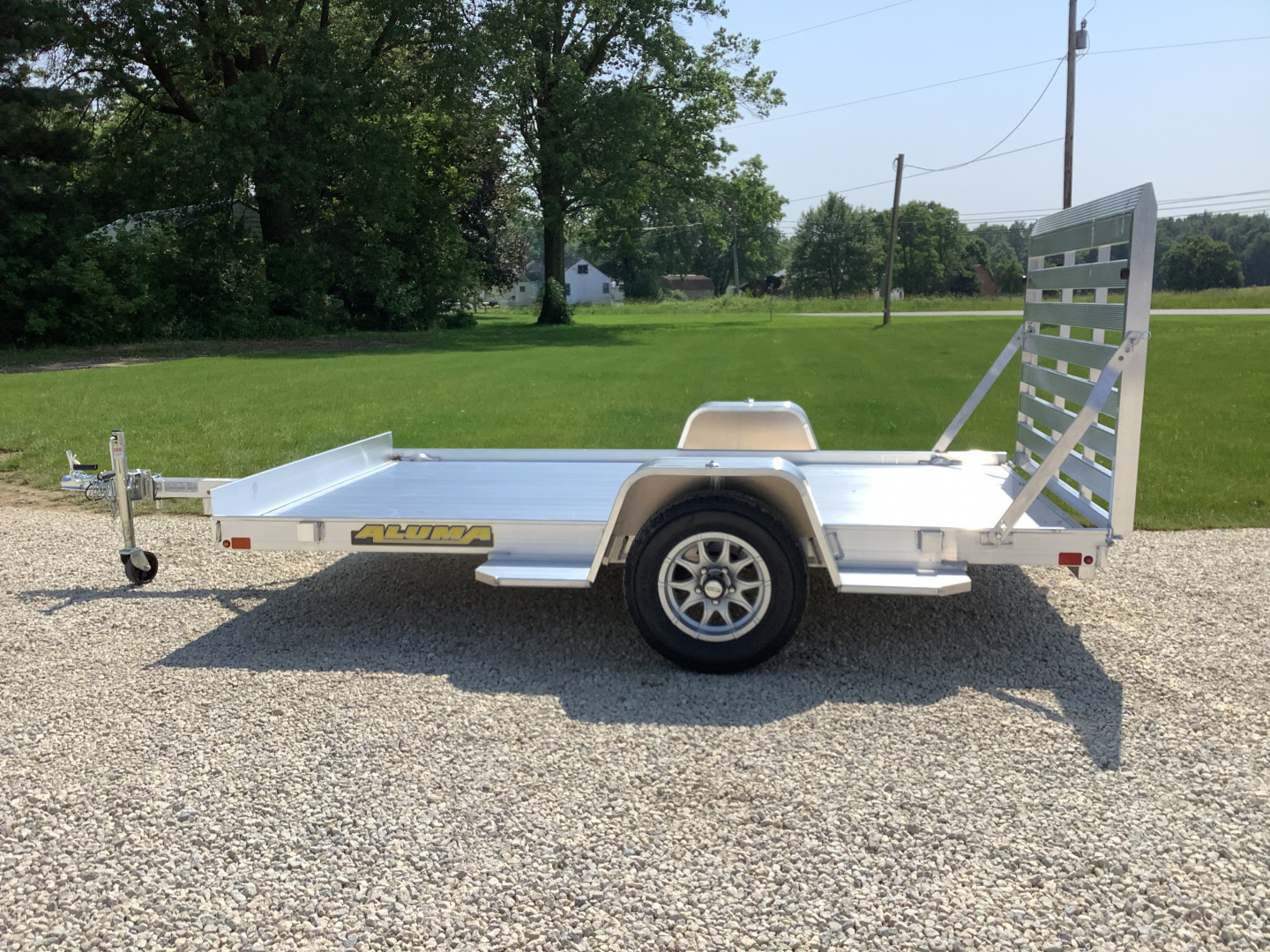 New 2026 Aluma 7210S-TG Utility Trailer