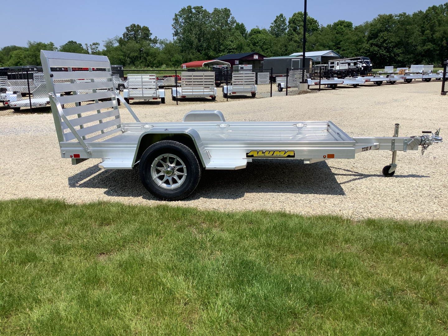 New 2026 Aluma 7210H-S-TG Utility Trailer