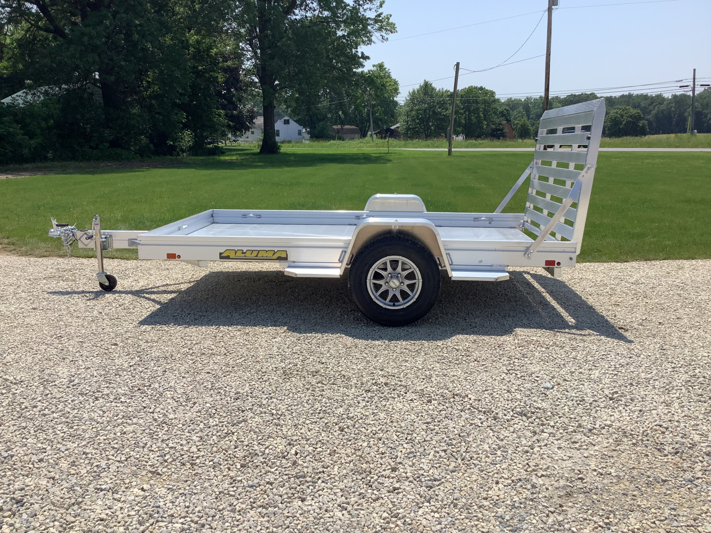 New 2026 Aluma 7210H-S-TG Utility Trailer