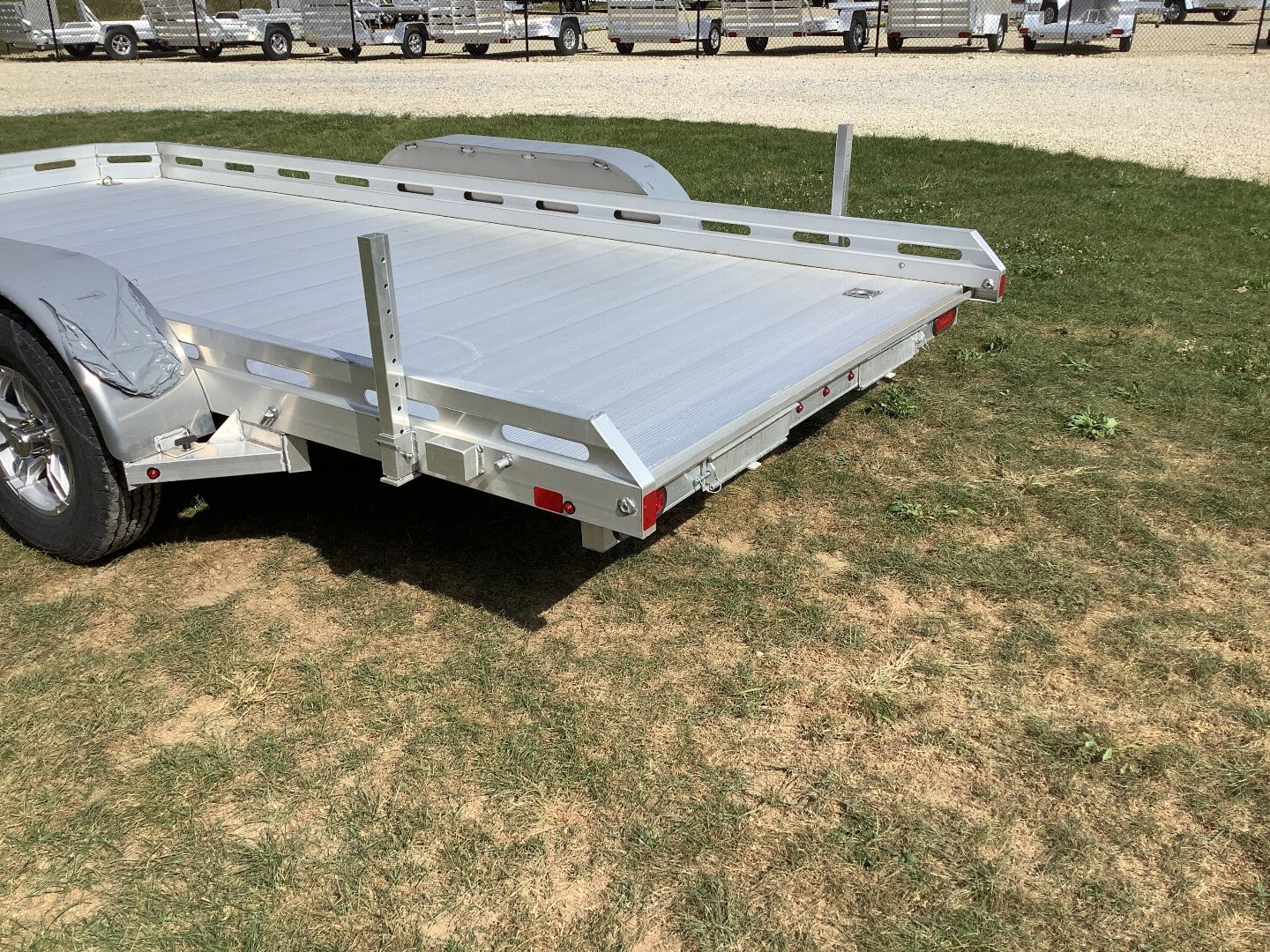 New 2026 Aluma 7816TA-EL-R-RTD Car Hauler