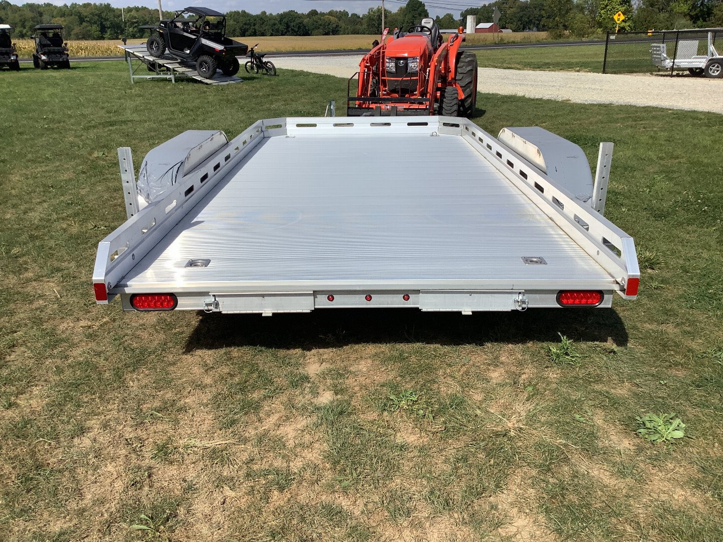New 2026 Aluma 7816TA-EL-R-RTD Car Hauler
