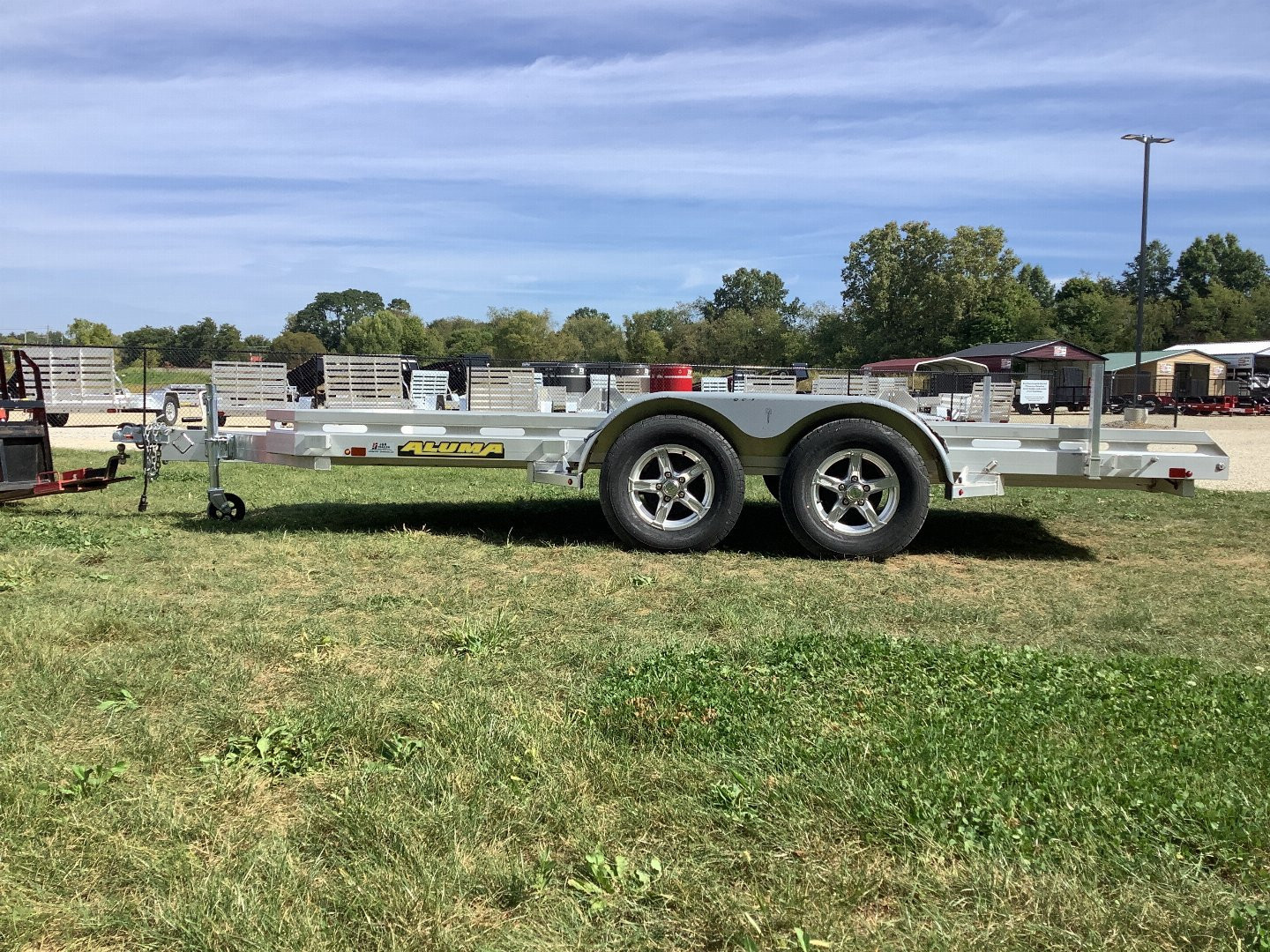 New 2026 Aluma 7816TA-EL-R-RTD Car Hauler