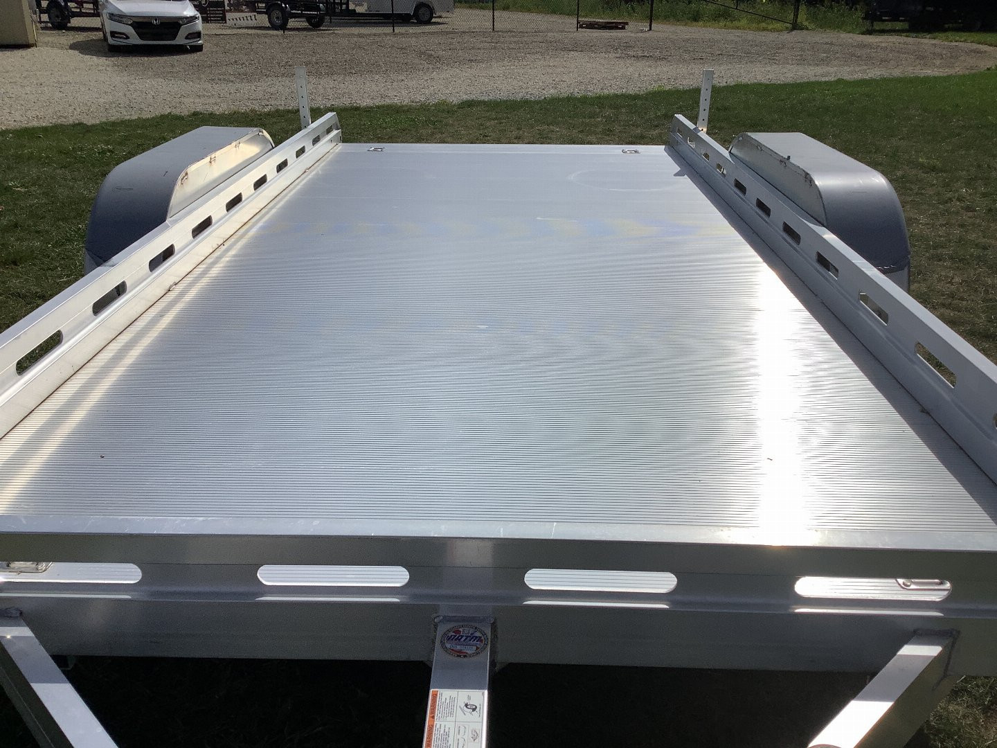 New 2026 Aluma 7816TA-EL-R-RTD Car Hauler