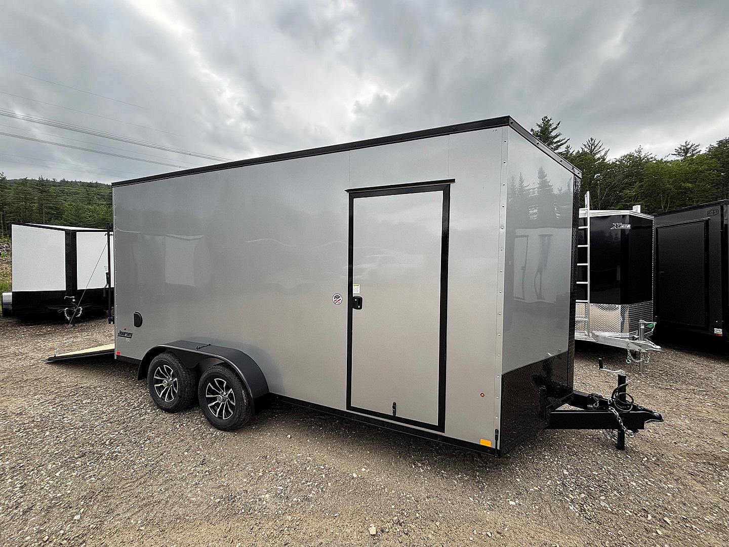 New 2025 Pace American 7X16 +2ft V-nose / Journey SE Model/ Blackout trim/ 7'6 interior/7k gvwr