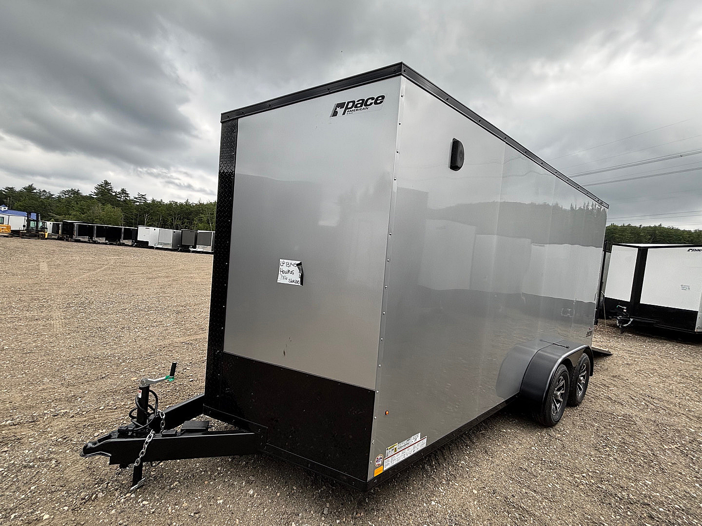 New 2025 Pace American 7X16 +2ft V-nose / Journey SE Model/ Blackout trim/ 7'6 interior/7k gvwr
