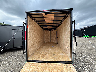 New 2025 Pace American 7X16 +2ft V-nose / Journey SE Model/ Blackout trim/ 7'6 interior/7k gvwr