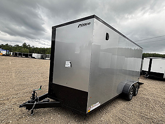 New 2025 Pace American 7X16 +2ft V-nose / Journey SE Model/ Blackout trim/ 7'6 interior/7k gvwr