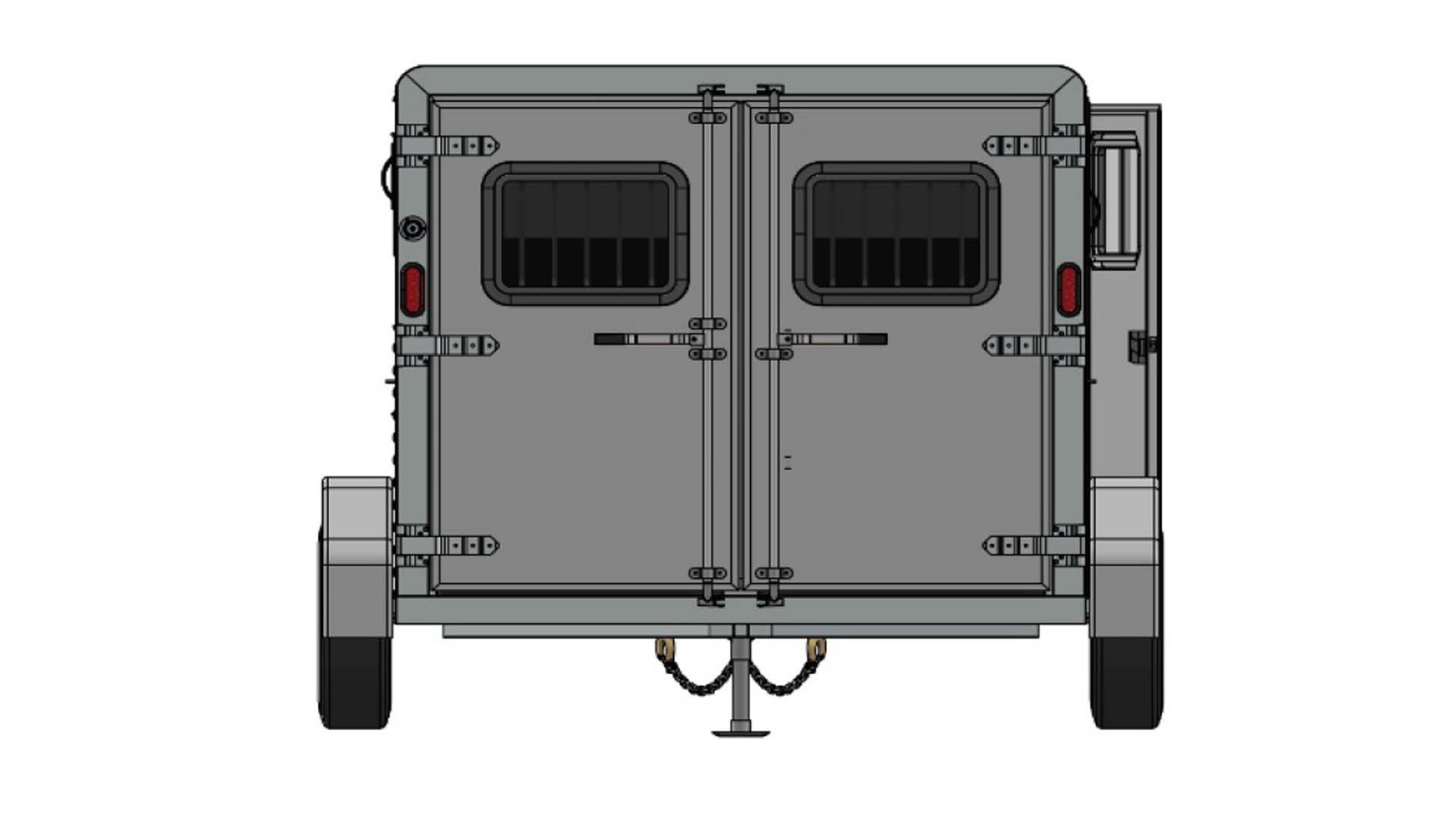New 2026 Frontier 8 x 20 Stock Low 8 Pen/ Stock Combo Trailer