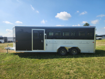 New 2026 Frontier 8 x 20 Stock Low 8 Pen/ Stock Combo Trailer