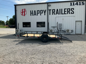 2025 X-On 77"x12' Single Axle Utility Trailer - U2