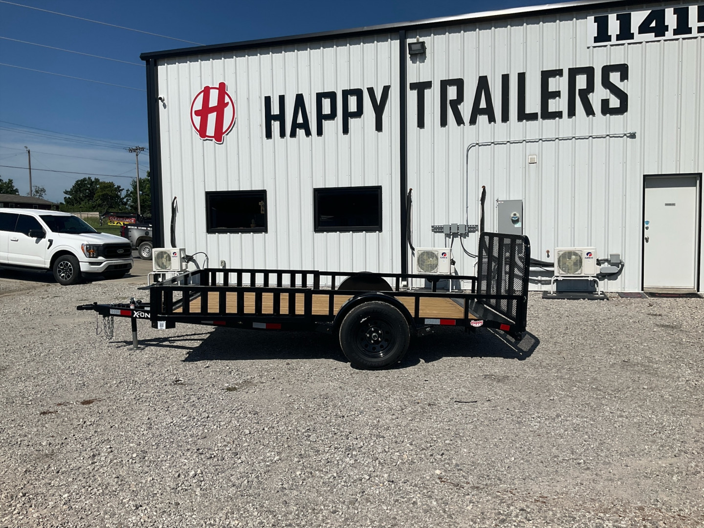 New 2025 X-On 77"x12' Single Axle Utility Trailer - U2