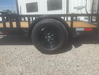 New 2025 X-On 77"x12' Single Axle Utility Trailer - U2