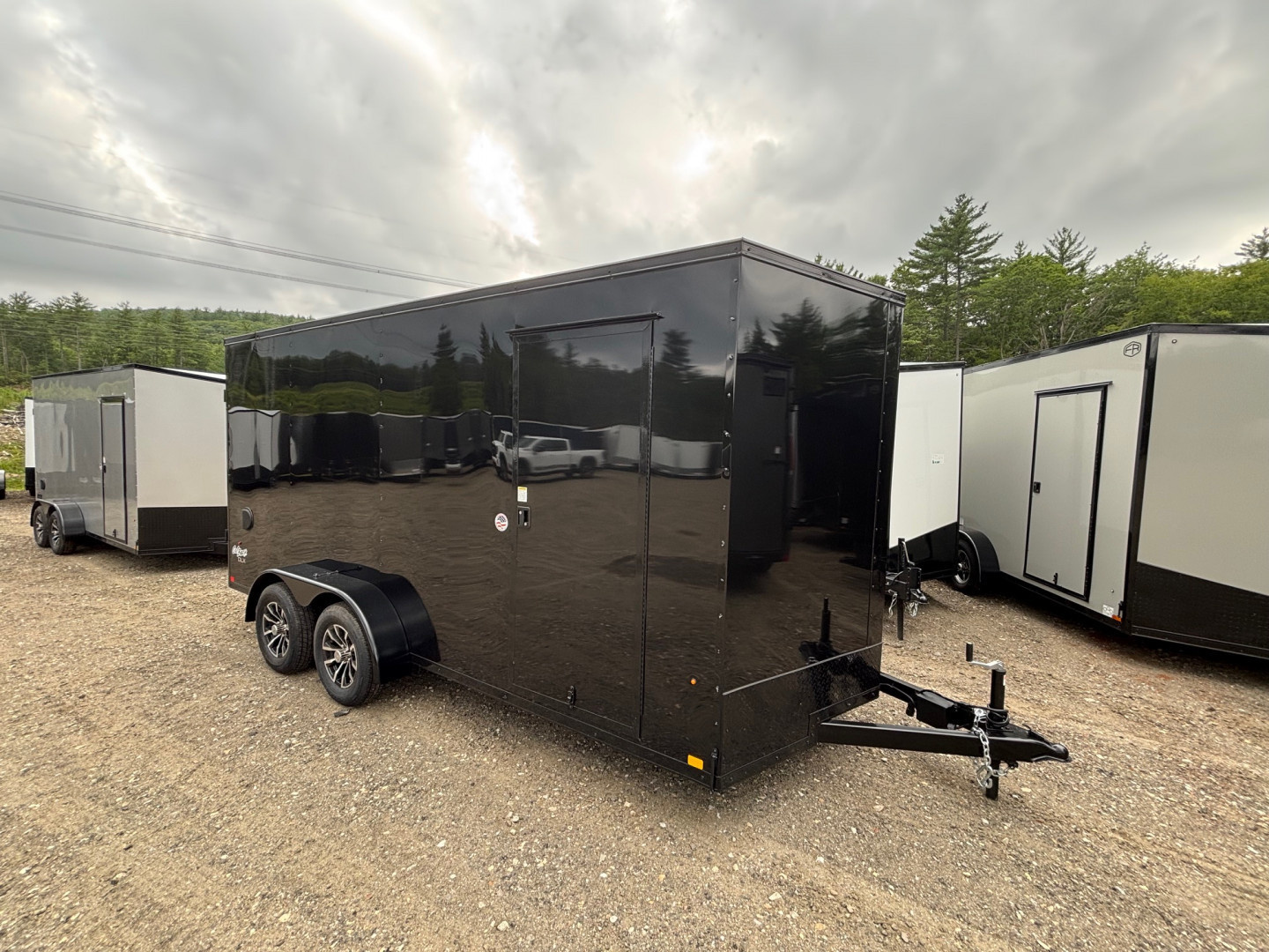 New 2025 Pace American 7X16 +2ft V-nose / Blackout Package/ 7' interior/ 7K. GVWR