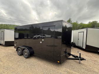 New 2025 Pace American 7X16 +2ft V-nose / Blackout Package/ 7' interior/ 7K. GVWR