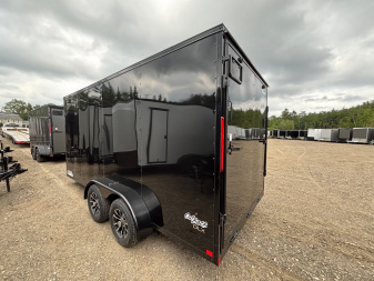 New 2025 Pace American 7X16 +2ft V-nose / Blackout Package/ 7' interior/ 7K. GVWR