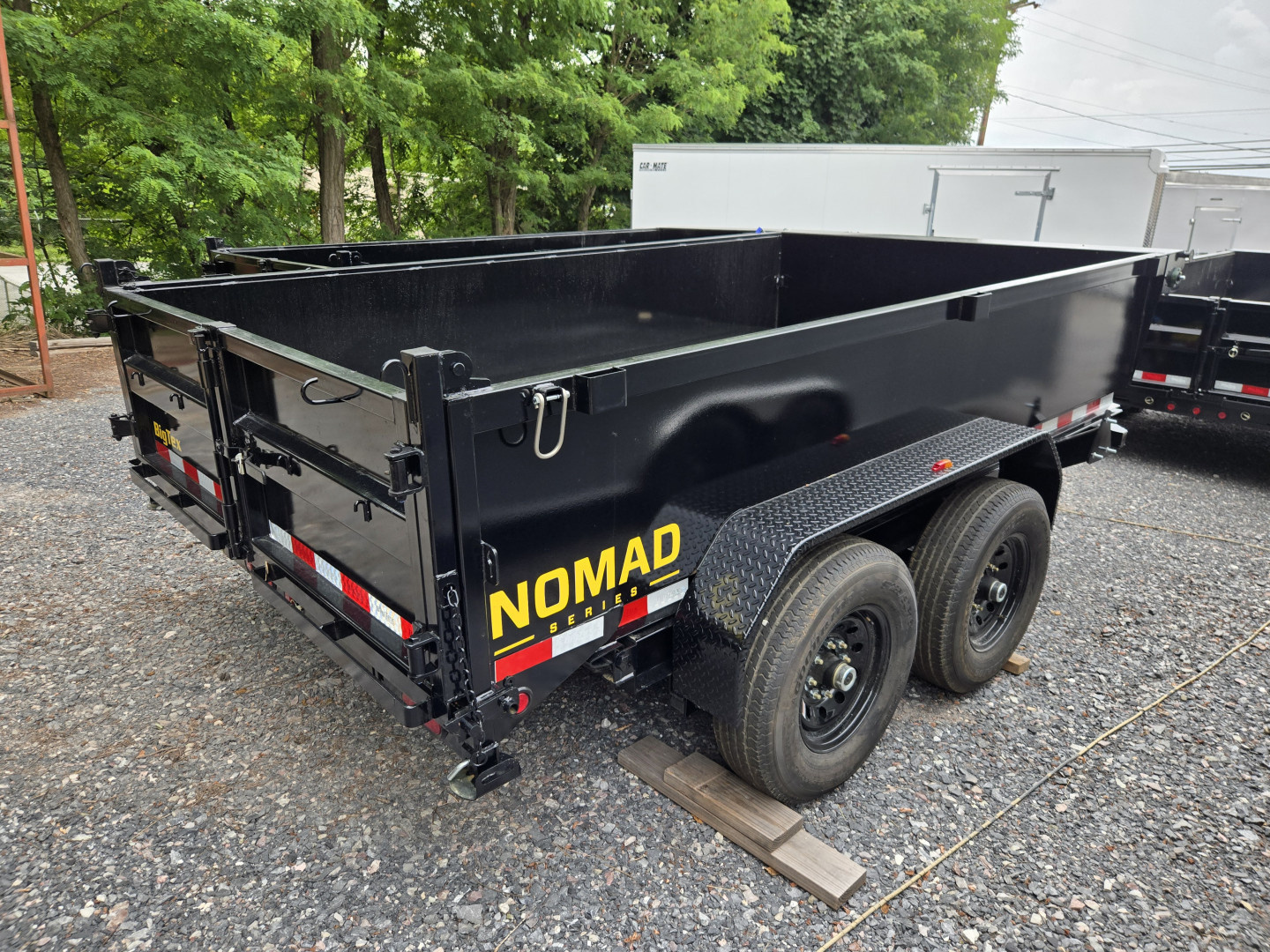 New 7 x 12 Big Tex NOMAD 14LX Low Pro Dump Trailer, 14k GVWR ***Scissor Hoist Lift w/Power Up, Power Down & Gravity Down