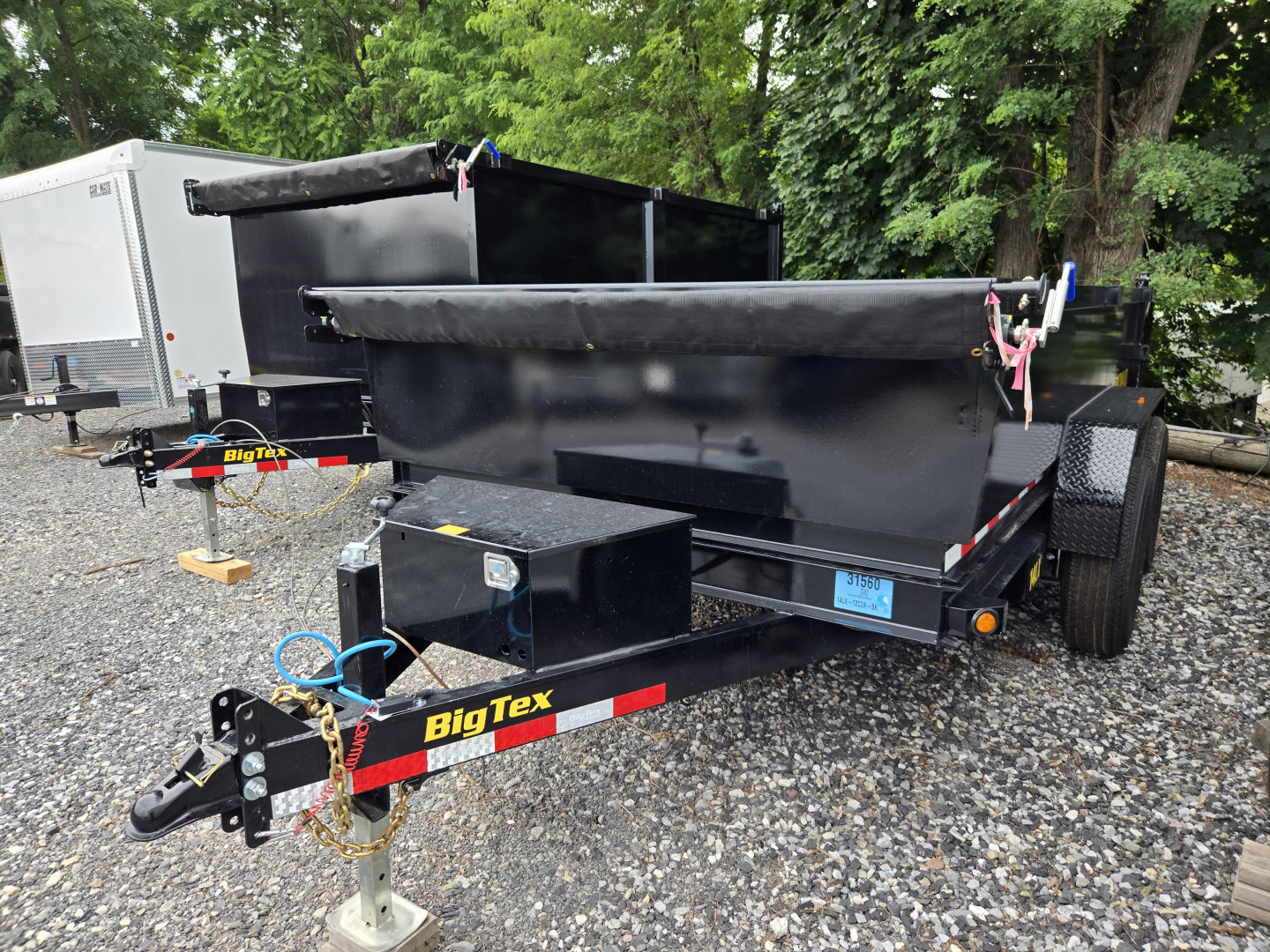 New 7 x 12 Big Tex NOMAD 14LX Low Pro Dump Trailer, 14k GVWR ***Scissor Hoist Lift w/Power Up, Power Down & Gravity Down