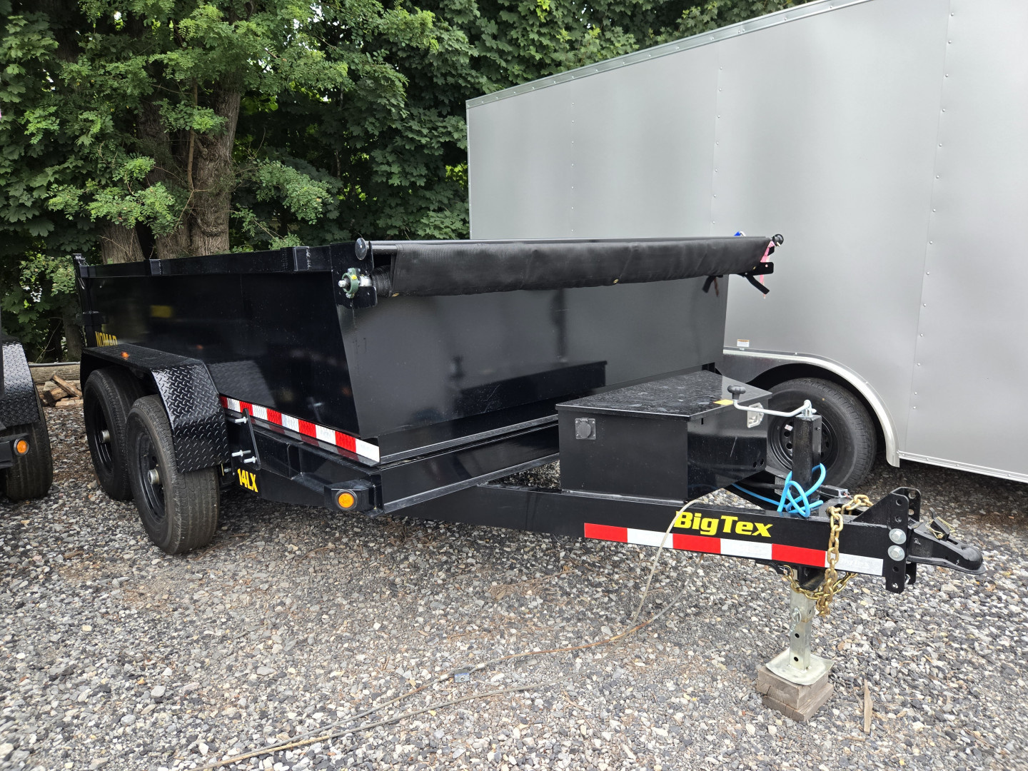New 7 x 12 Big Tex NOMAD 14LX Low Pro Dump Trailer, 14k GVWR ***Scissor Hoist Lift w/Power Up, Power Down & Gravity Down