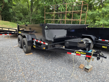 New 7 x 12 Big Tex NOMAD 14LX Low Pro Dump Trailer, 14k GVWR ***Scissor Hoist Lift w/Power Up, Power Down & Gravity Down