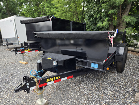 New 7 x 12 Big Tex NOMAD 14LX Low Pro Dump Trailer, 14k GVWR ***Scissor Hoist Lift w/Power Up, Power Down & Gravity Down