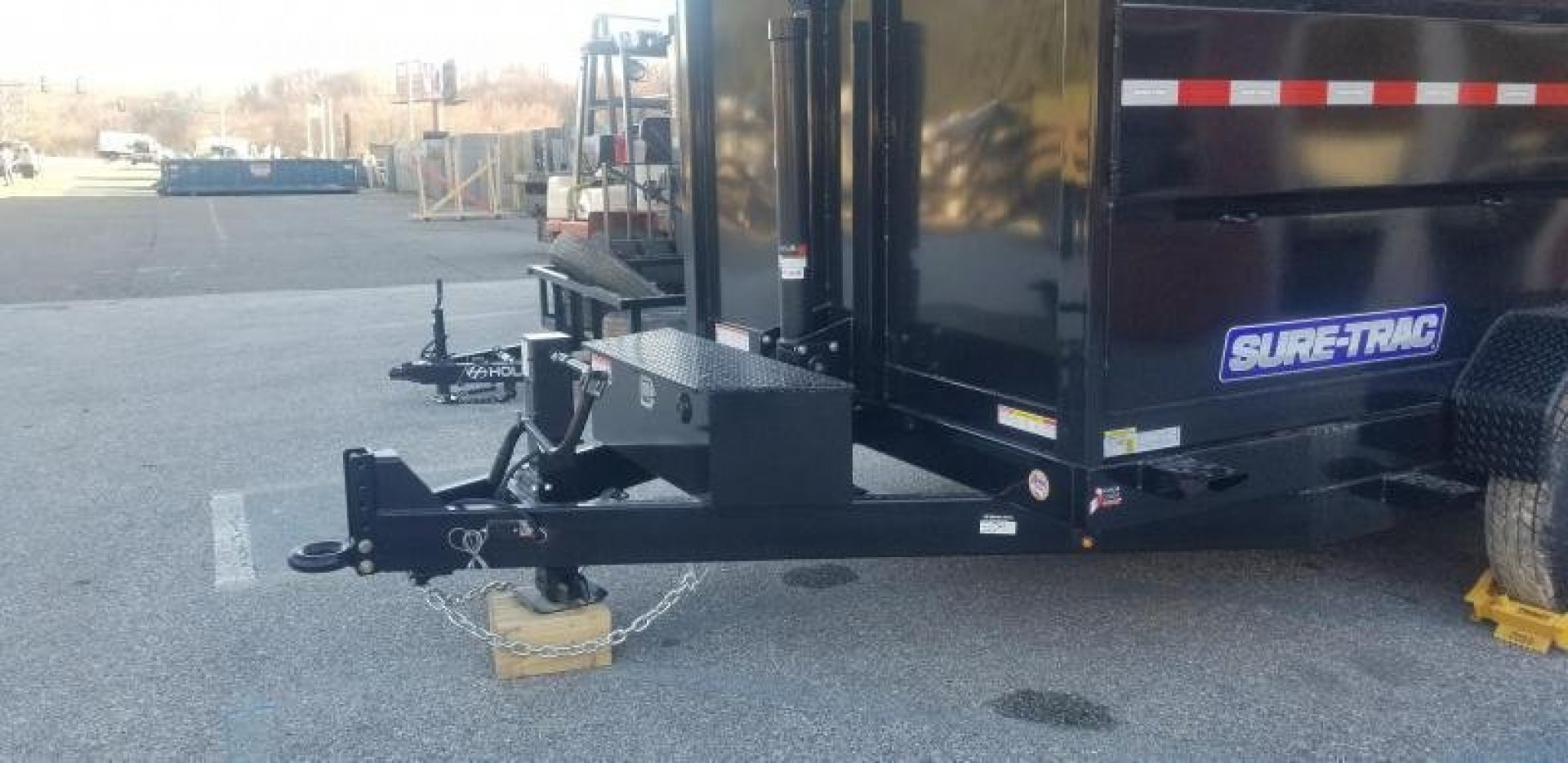 New SALE***7 x 12 Sure-Trac Low-Pro Telescopic 4ft High Side Dump Trailer 14k