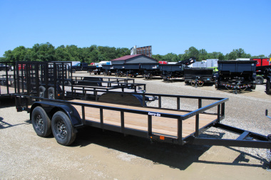 New 2025 Carry-On 16' 7K GVWR LANDSCAPE UTILITY TRAILER WITH REAR GATE 48577 Landscape Trailer