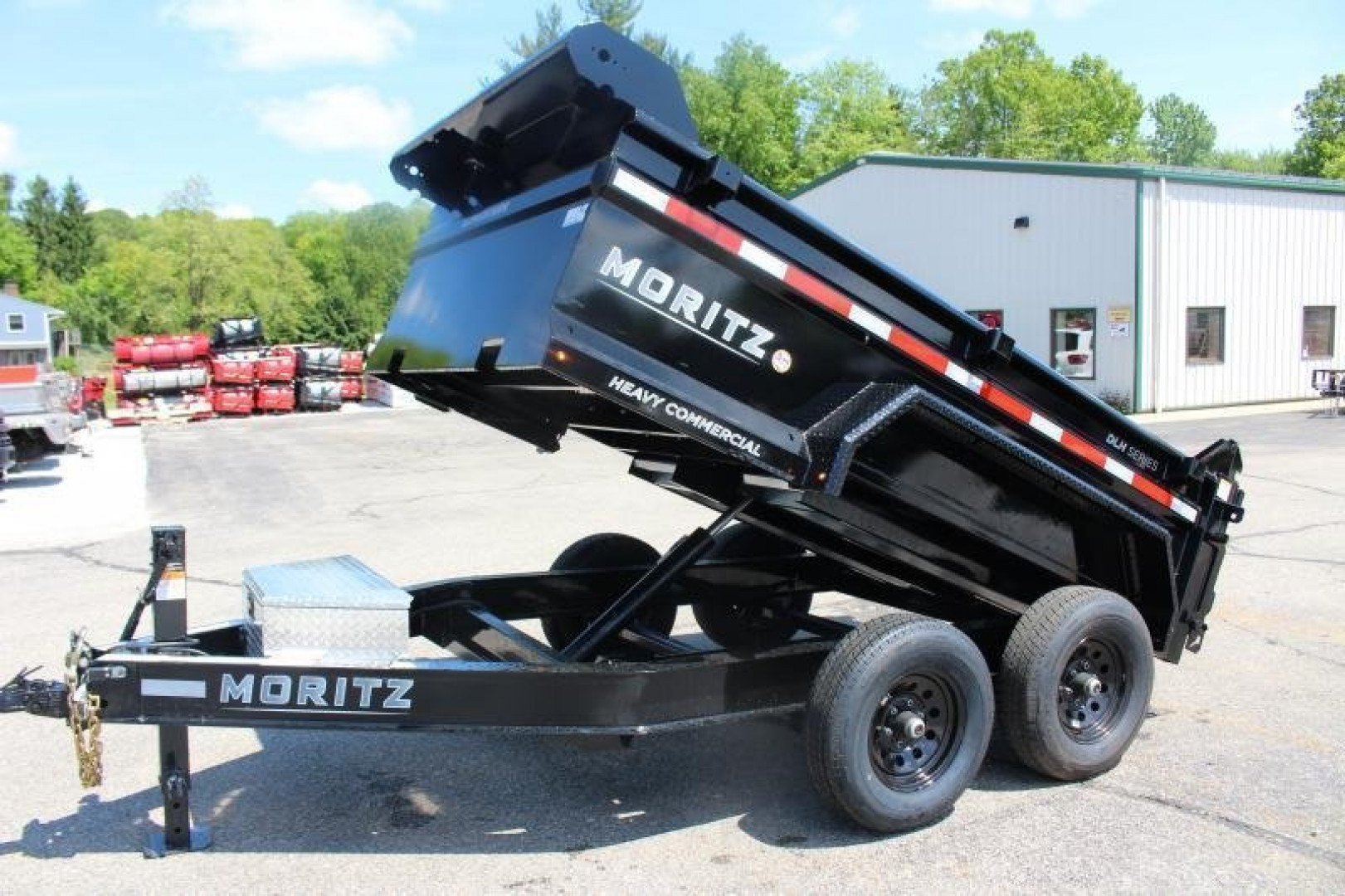 New 2025 Moritz 6' 2" x 10' Heavy Commercial DLH Series Dump Trailer - 9950# GVW