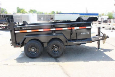 New 2025 Moritz 6' 2" x 10' Heavy Commercial DLH Series Dump Trailer - 9950# GVW