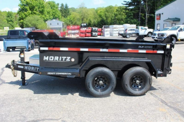 New 2025 Moritz 6' 2" x 10' Heavy Commercial DLH Series Dump Trailer - 9950# GVW