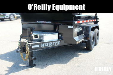 New 2025 Moritz 6' 2  x 10' Heavy Commercial DLH Series Dump Trailer - 9950# GVW