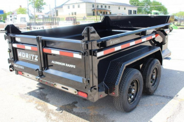 New 2025 Moritz 6' 2" x 10' Heavy Commercial DLH Series Dump Trailer - 9950# GVW