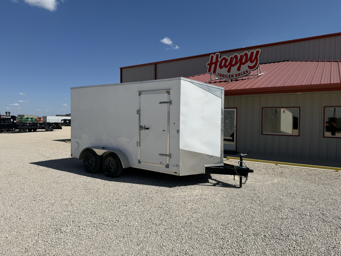 Used Carry-On 7'x14' V-Nose Enclosed Cargo Trailer