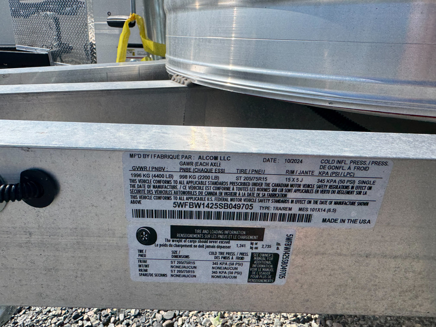 New 2025 Mission MES 101x14 Snowmobile Trailer