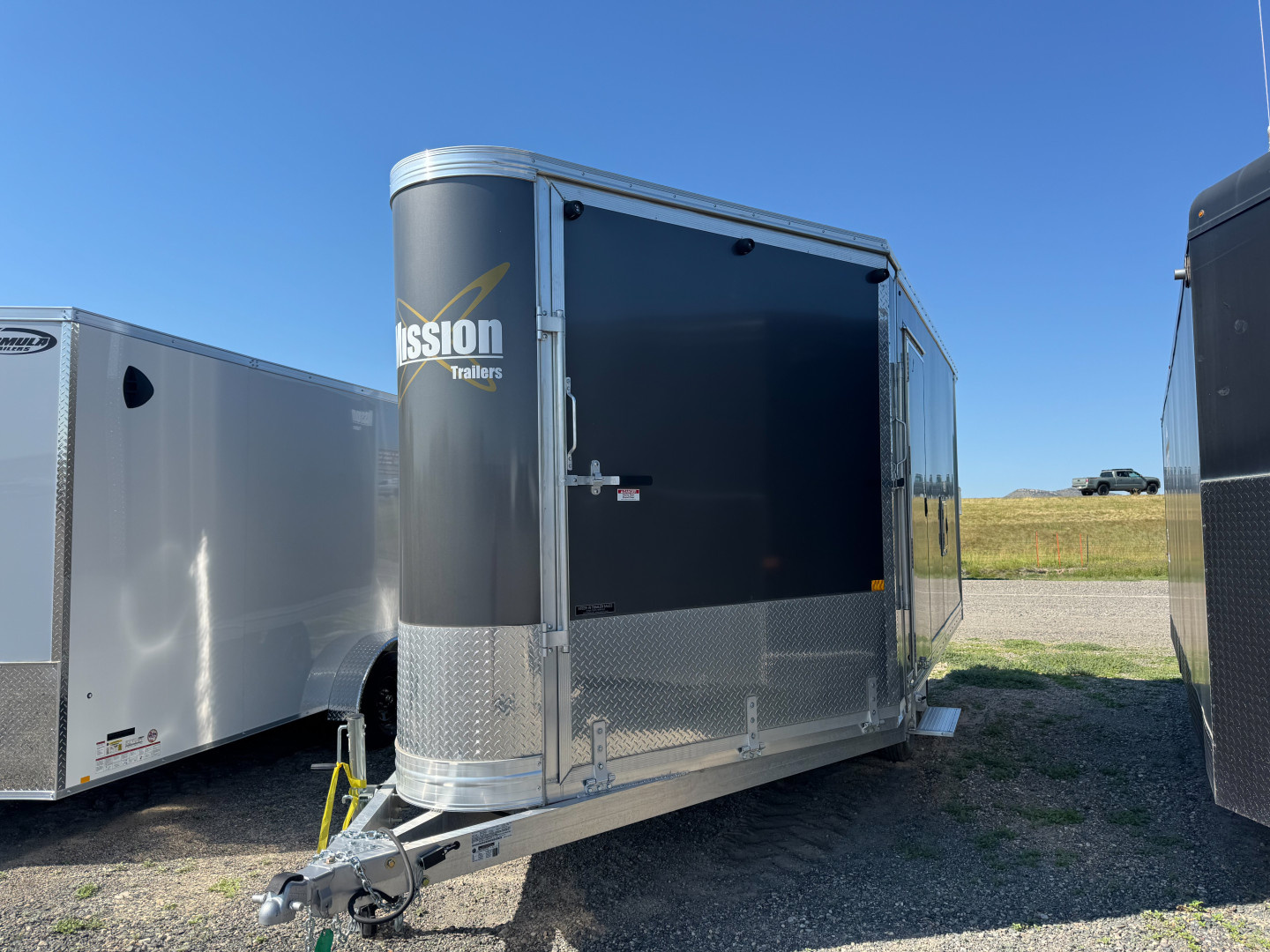 New 2025 Mission MES 101x14 Snowmobile Trailer