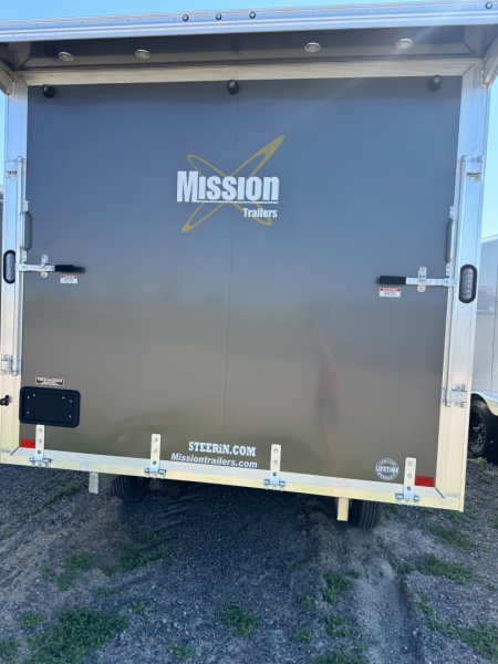 New 2025 Mission MES 101x14 Snowmobile Trailer