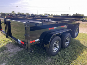 New 2025 Texas Pride Trailers 7x14ft Dump Trailer