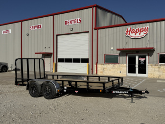 2026 PJ 83"x16' Tandem Axle Utility Trailer - UL