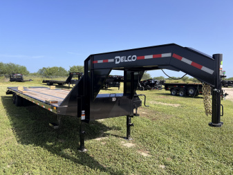 New 2026 Delco Trailers 102x36ft Flatbed Trailer 26k