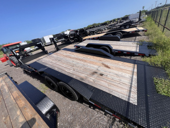 New 2026 Delco Trailers 102x24ft Gooseneck Tilt Equipment Trailer